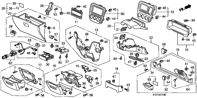 Instrument panel garnish