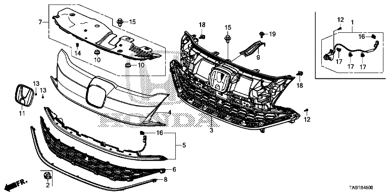 Front grill