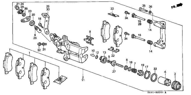 Rear Brake Caliper