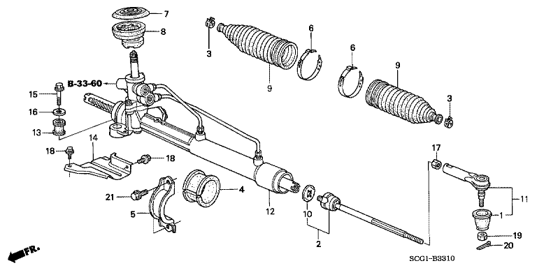 Power steering gearbox