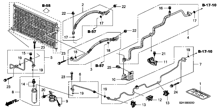Air conditioning (hose/pipe types)