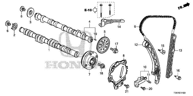 Camshaft/cam chain