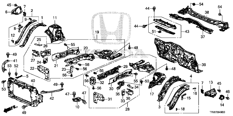Front bulkhead / Dashboard