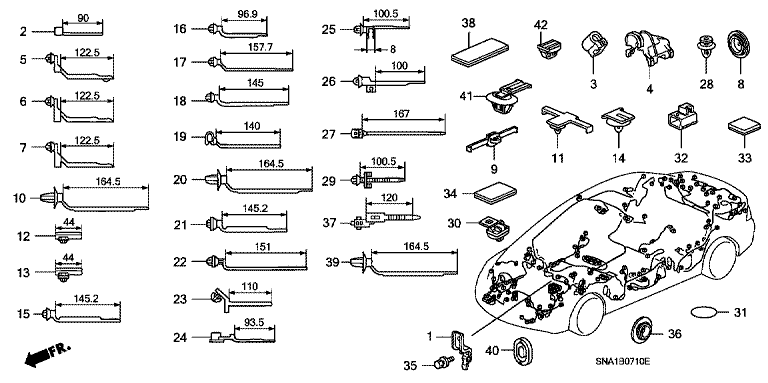 Harness band/bracket