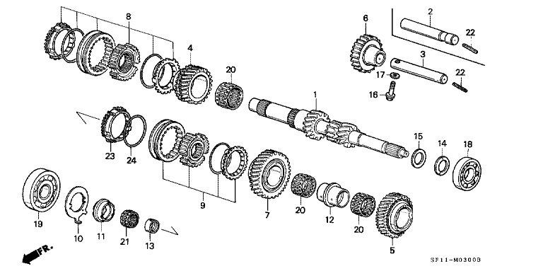 Main shaft