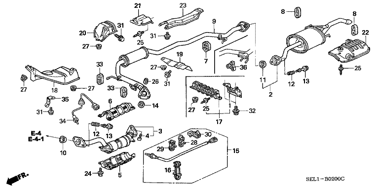 Exhaust pipe/silencer