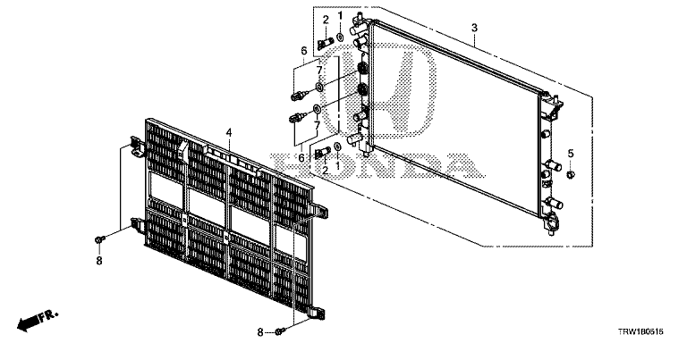 Radiator second core