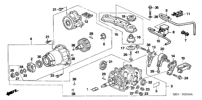 Rear differential/mount