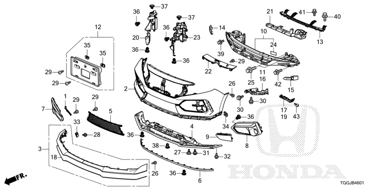 Front bumper (TYPE R)