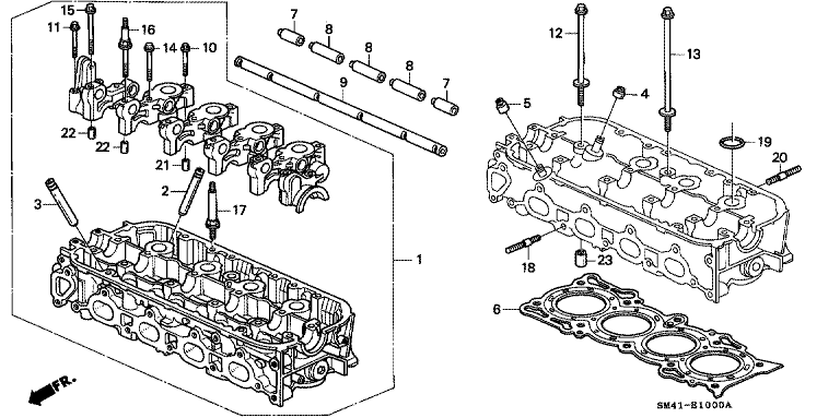 Cylinder head (SOHC)