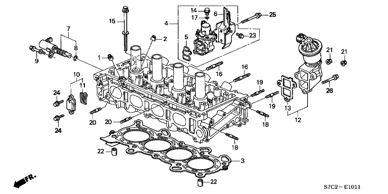Spool valve (2.0L) (I-VTEC I)