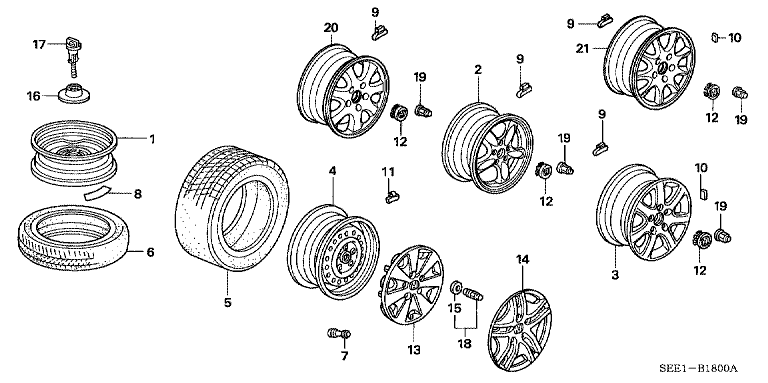 Tire/Wheel disc