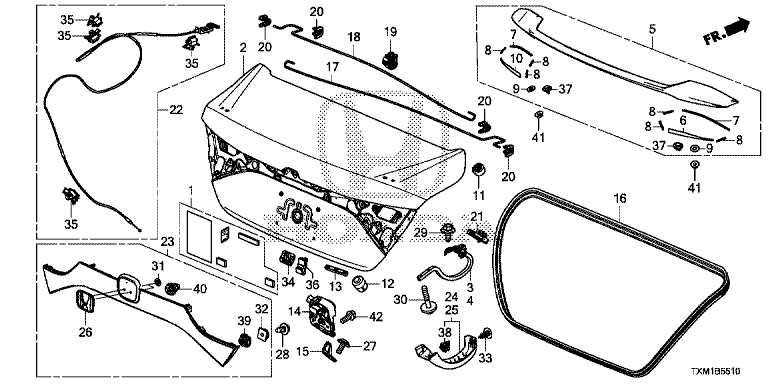 Trunk lid