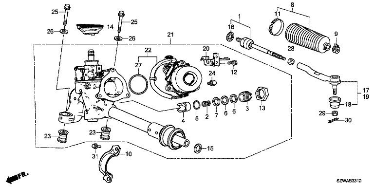 Power Steering Gearbox (EPS)