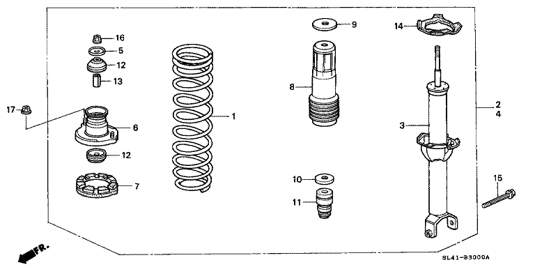 Rear damper
