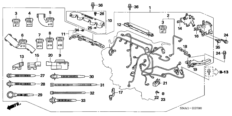 Engine Wire Harness (1.8L)