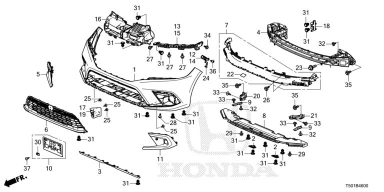 Front bumper (100,110)