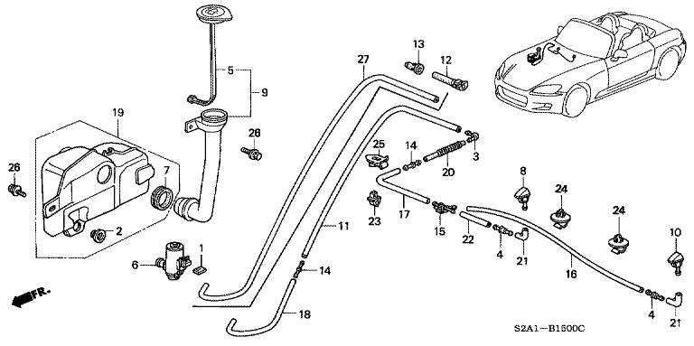 Windshield washer