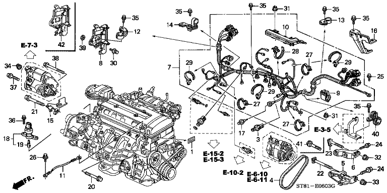 Engine Wire Harness (DOHC VTEC)