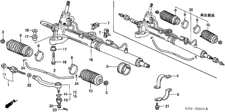 Power steering gearbox