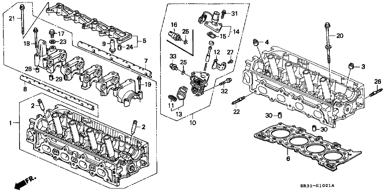 Cylinder head (ETI, VTI)