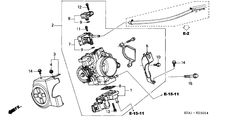 Throttle body (2.0L)