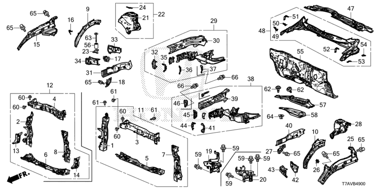 Front bulkhead / Dashboard