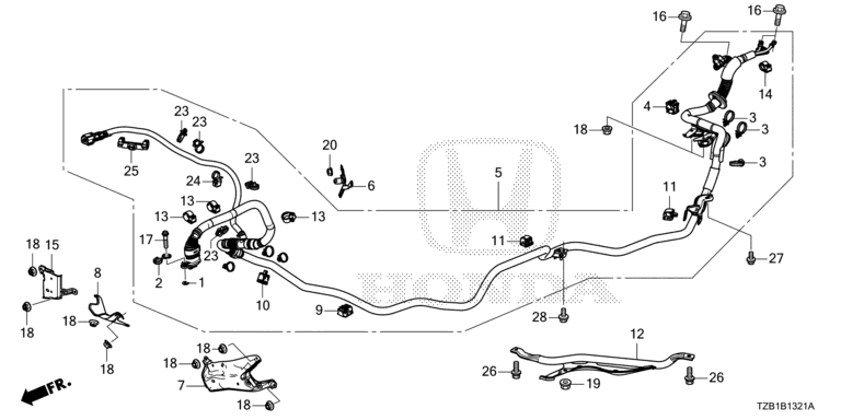 High-voltage cable (4WD)