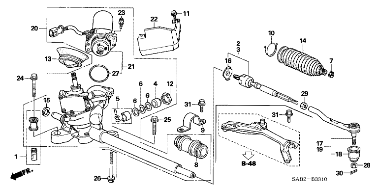 Power Steering Gearbox (EPS)