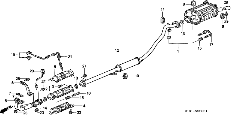 Exhaust pipe/silencer