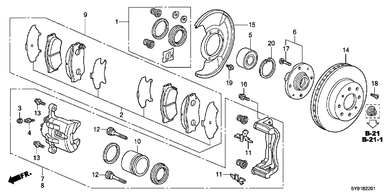 Front brake (2)