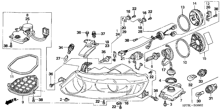 Headlight (AFS)