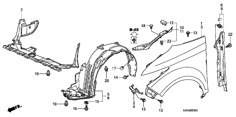 Front fender