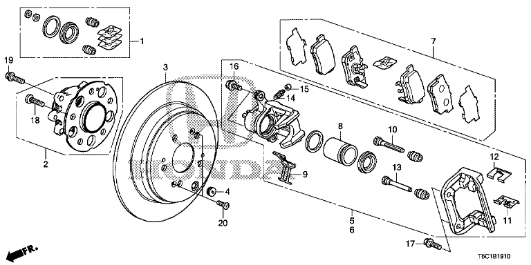Rear brake (RC4-100)