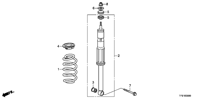 Rear damper