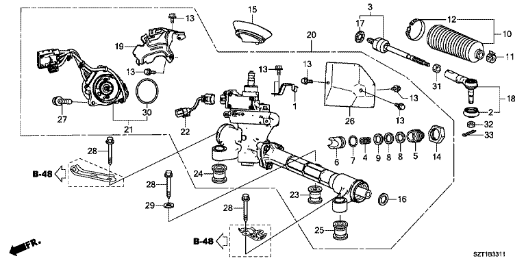 Power Steering Gearbox (EPS)
