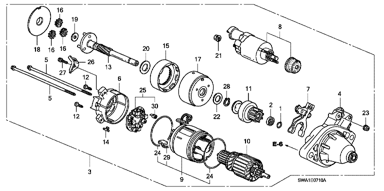 Starter Motor (DENSO)