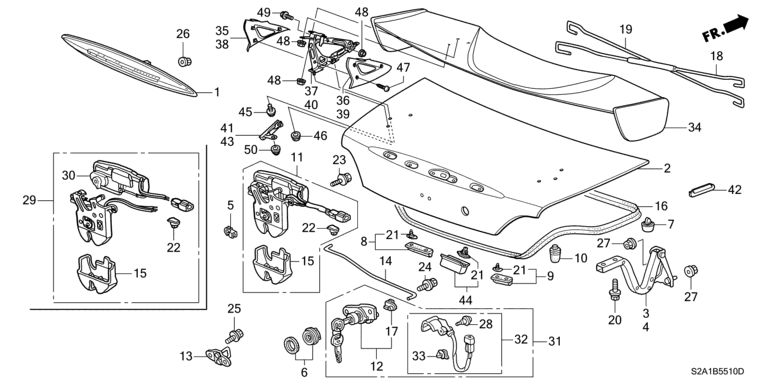 Trunk lid