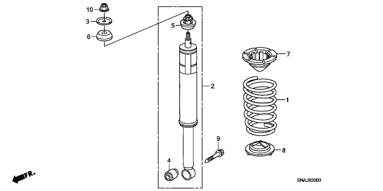 Rear damper
