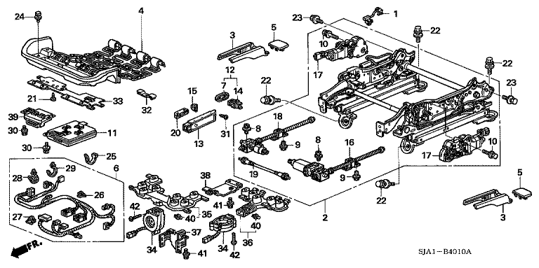 Front Seat Short Parts (Driver's Side) (1)