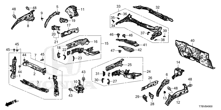 Front bulkhead / Dashboard