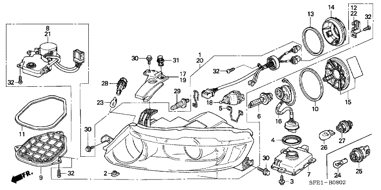 Headlight (AFS)