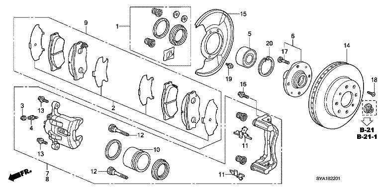 Front brake (2)