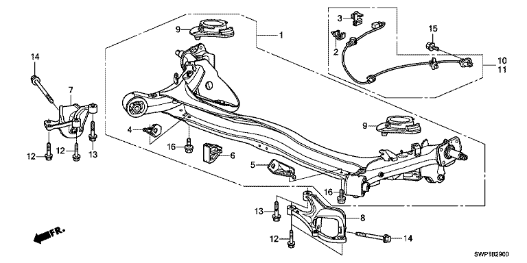 Rear axle