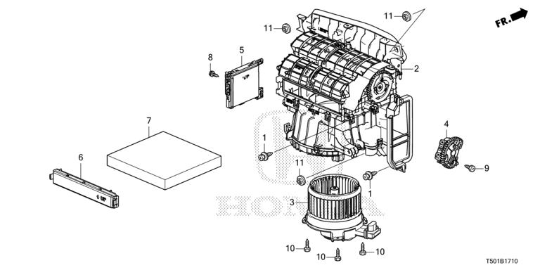 Heater blower