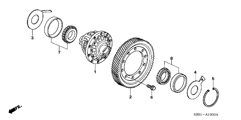 Differential (2WD) (5AT)