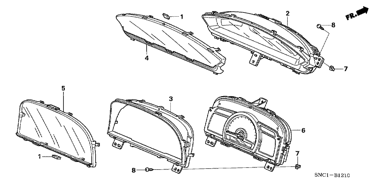 Meter components (NS)
