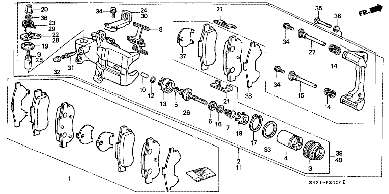 Rear Brake Caliper