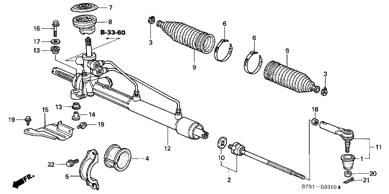 Power steering gearbox
