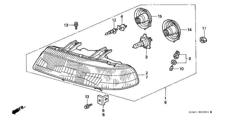 Headlight (integrated type)